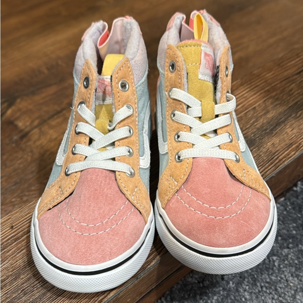 Kids Multicolor High-Top Sneakers